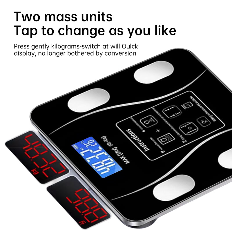 Bluetooth Smart Body Scale with App