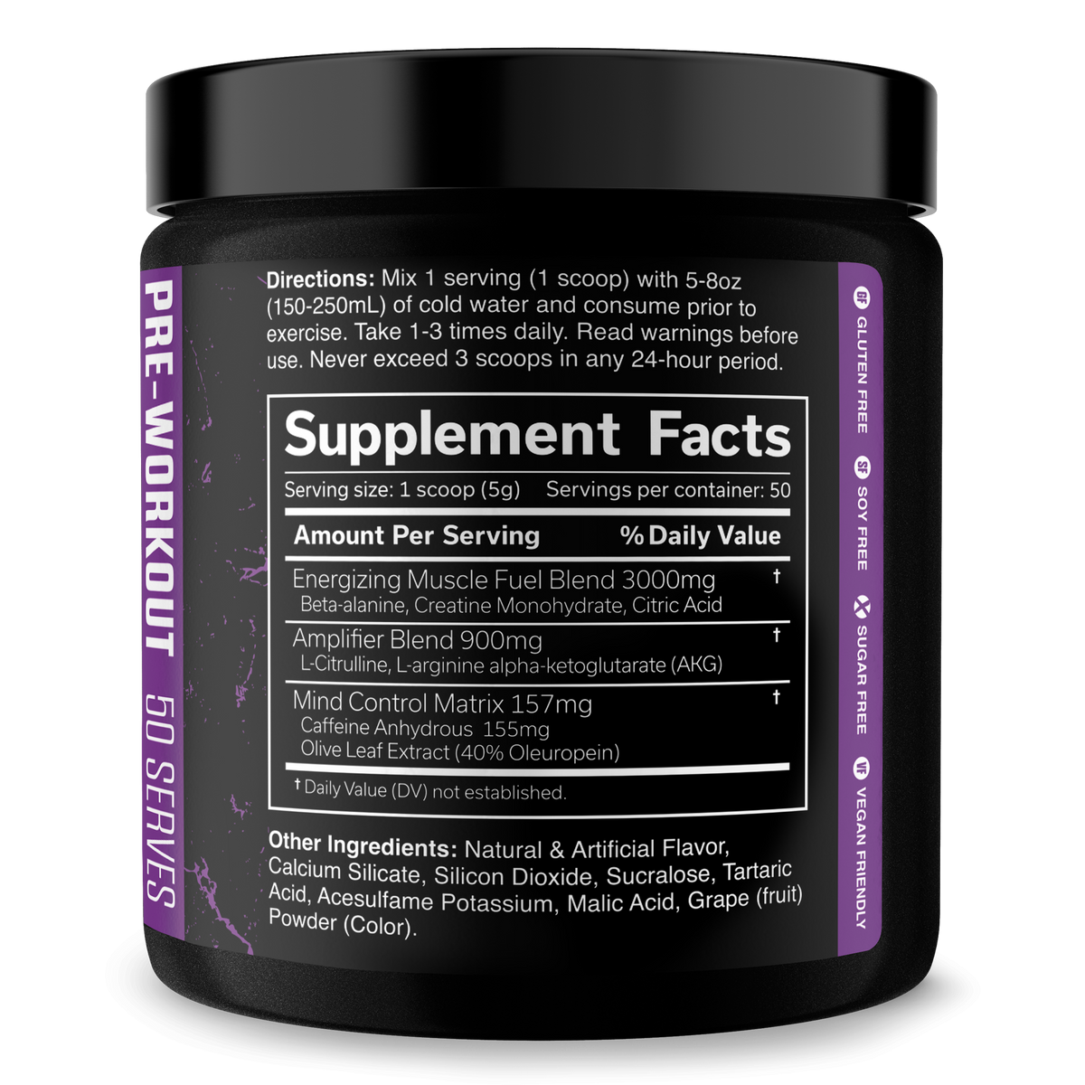High Performance Pre-Workout Supplement for Fitness