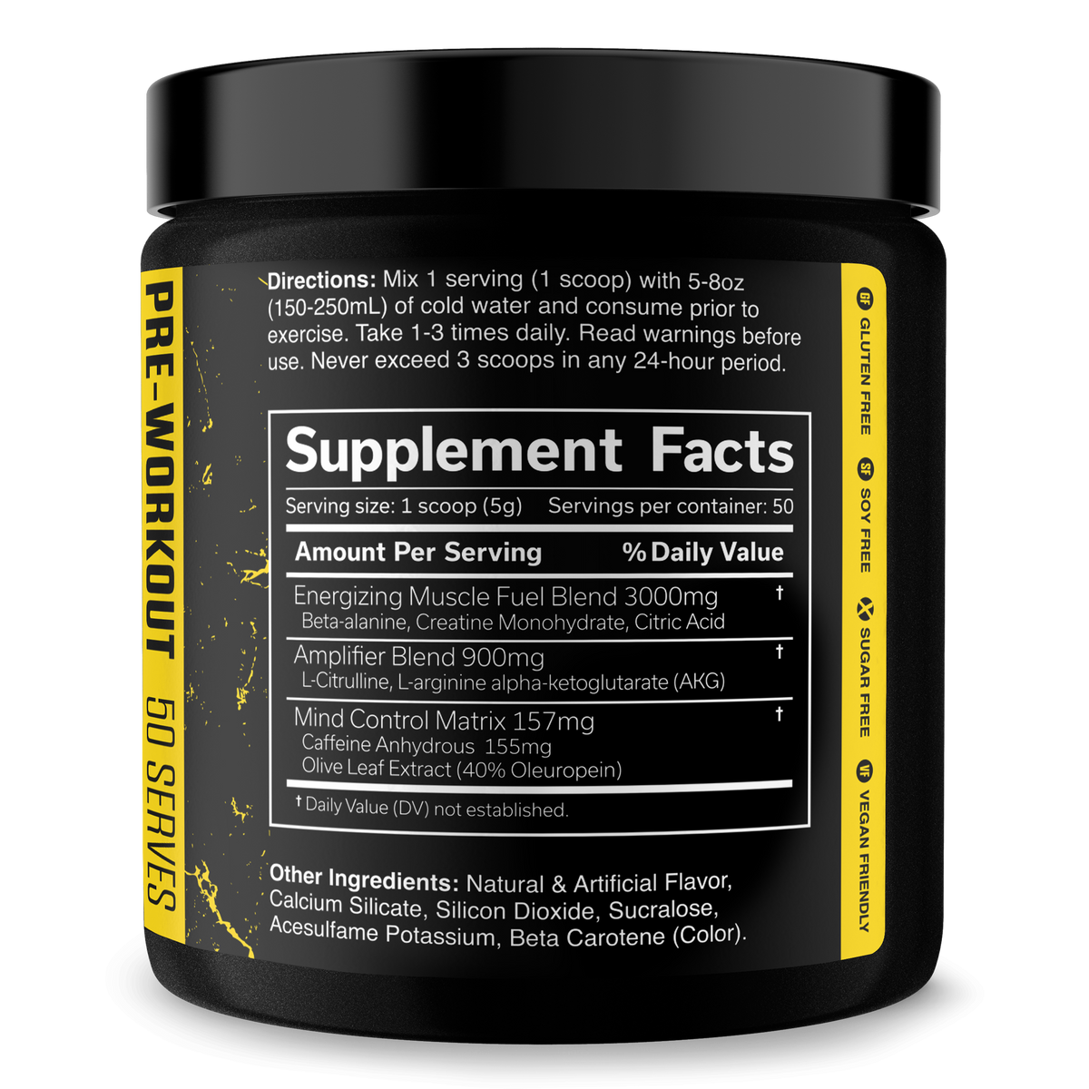 High Performance Pre-Workout Supplement for Fitness