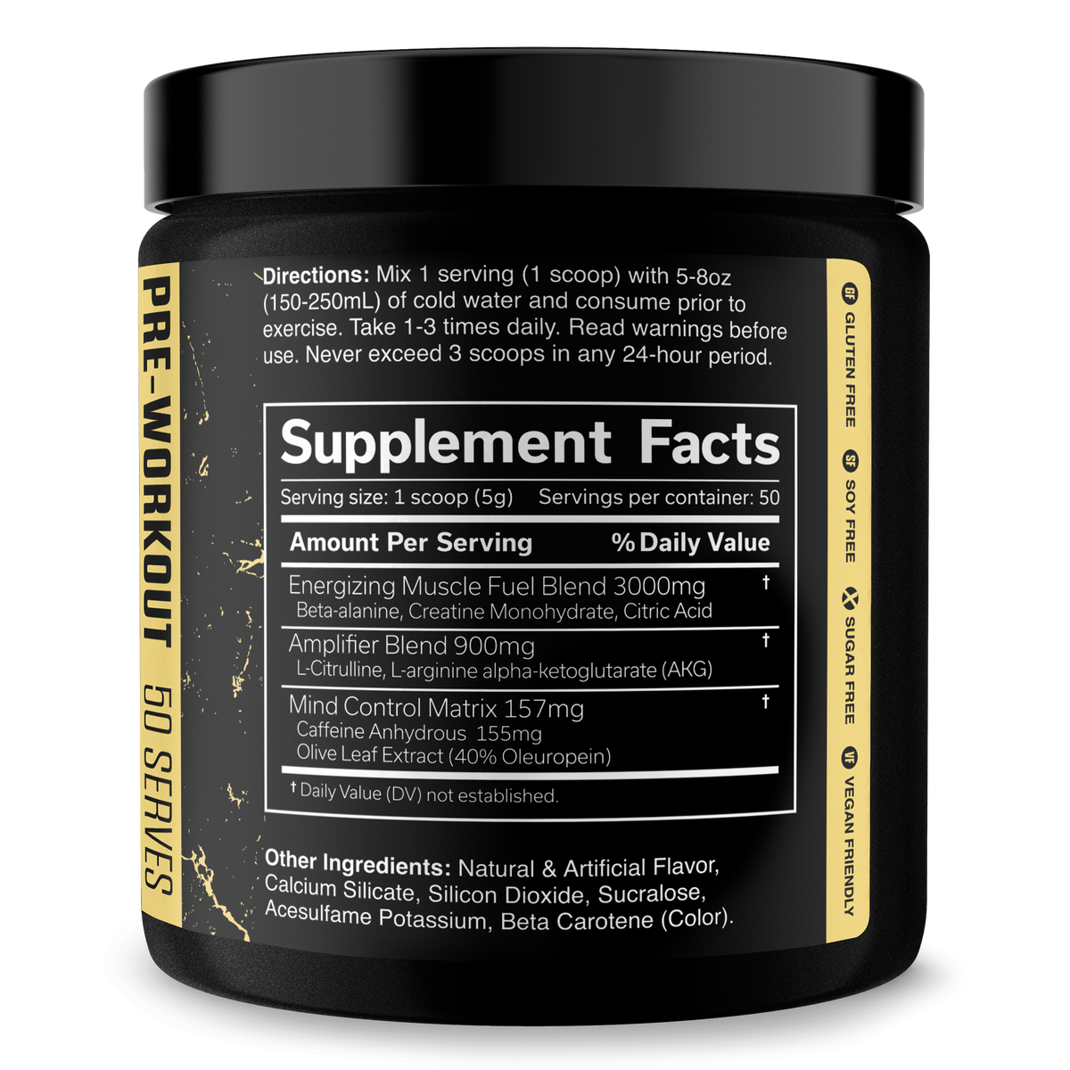 High Performance Pre-Workout Supplement for Fitness