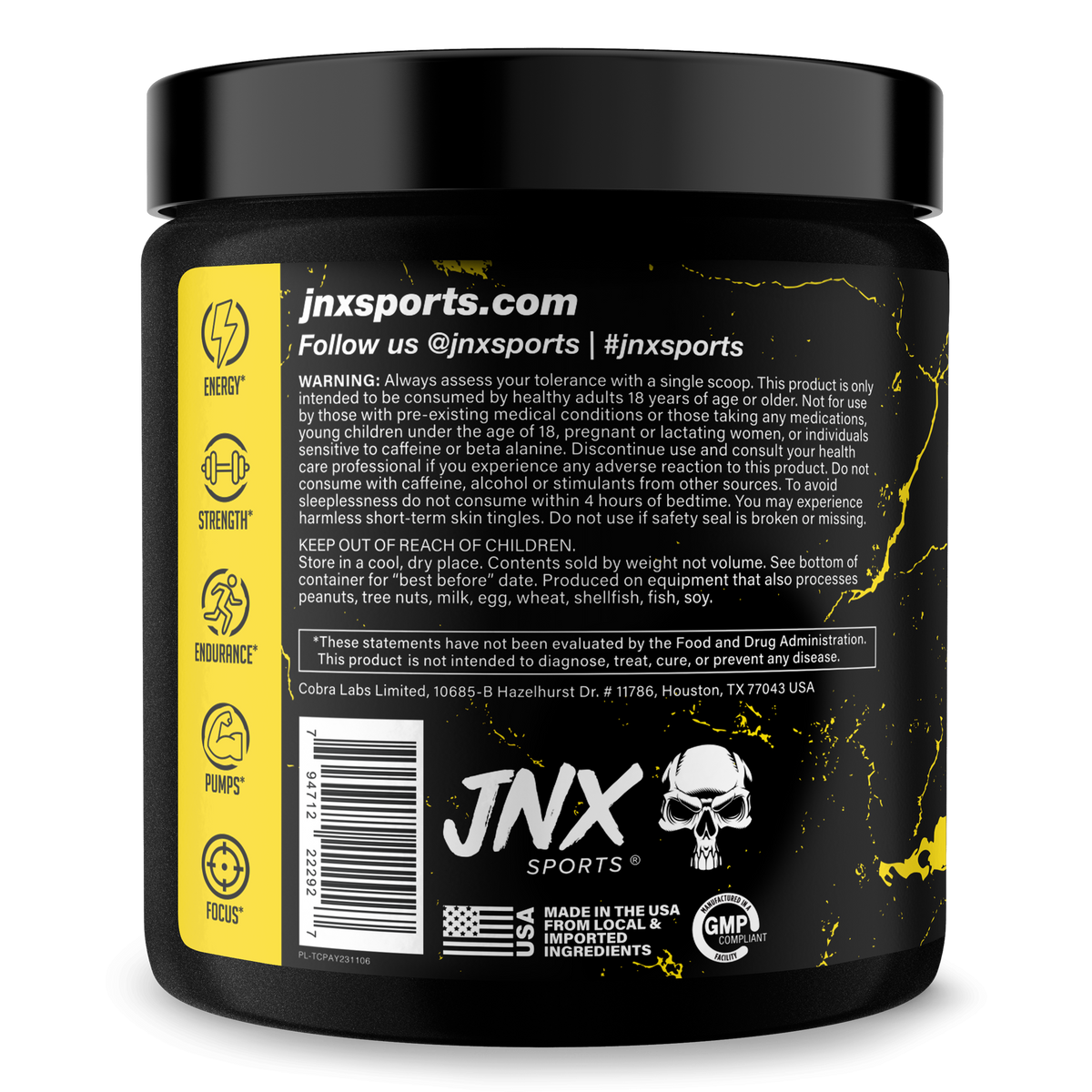 High Performance Pre-Workout Supplement for Fitness