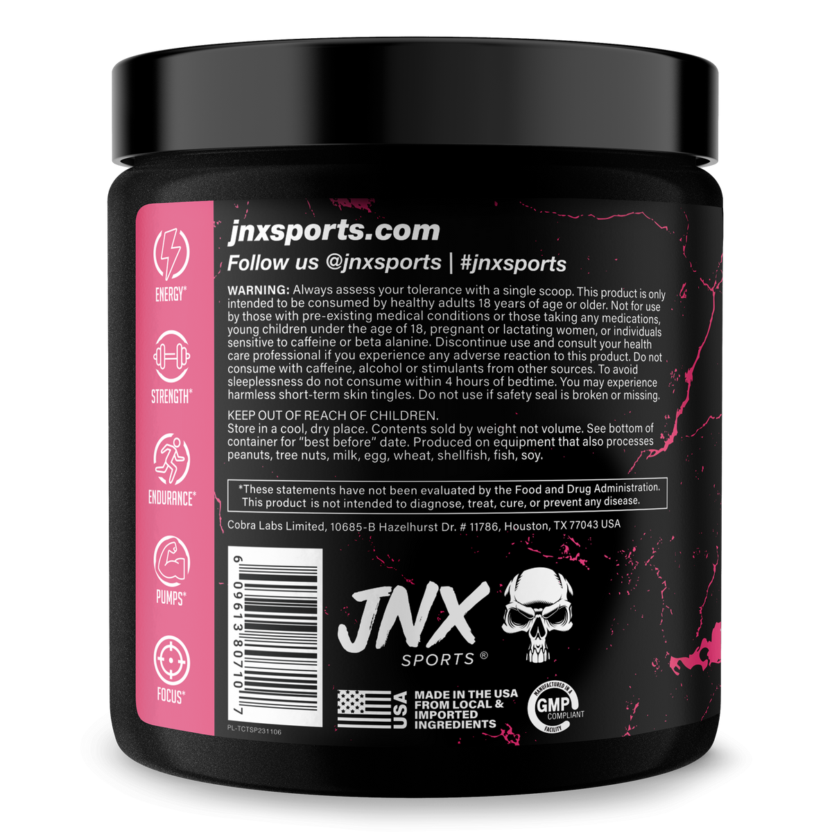 High Performance Pre-Workout Supplement for Fitness