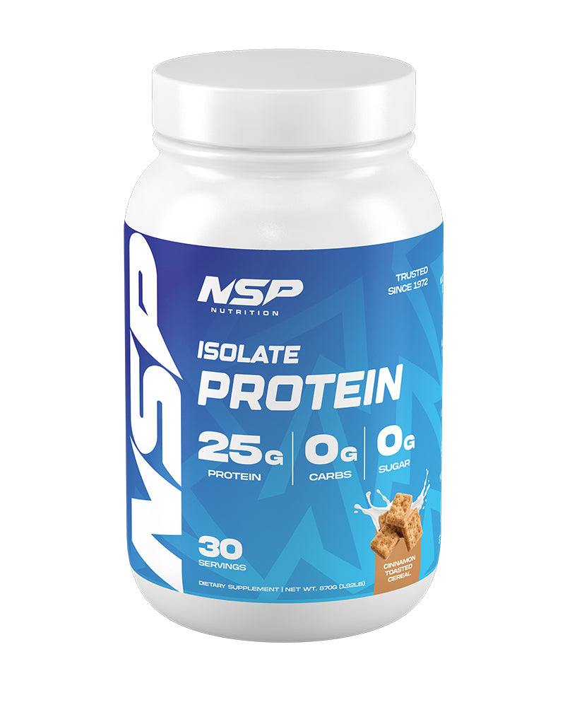 Whey Isolate Protein Powder Dietary Supplement
