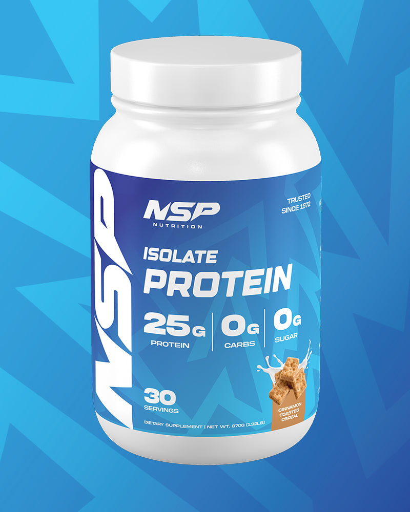 Whey Isolate Protein Powder Dietary Supplement
