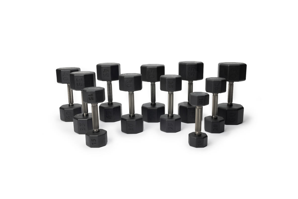 Octo Rubber Coated Individual Dumbbell