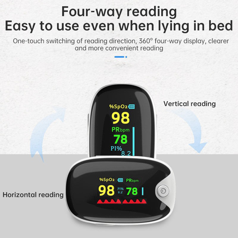 Lightweight Reusable Finger Pulse Oximeter