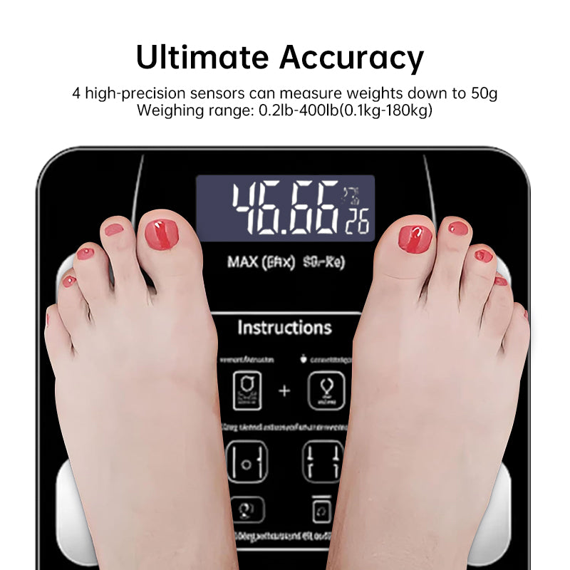 Bluetooth Smart Body Scale with App