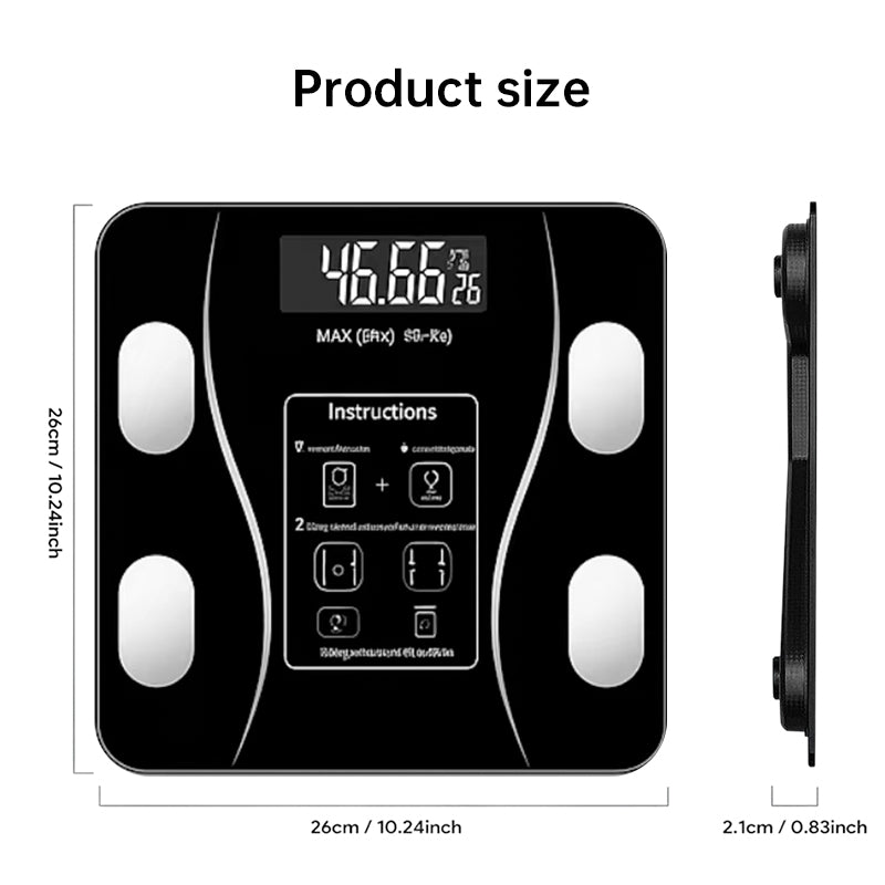 Bluetooth Smart Body Scale with App