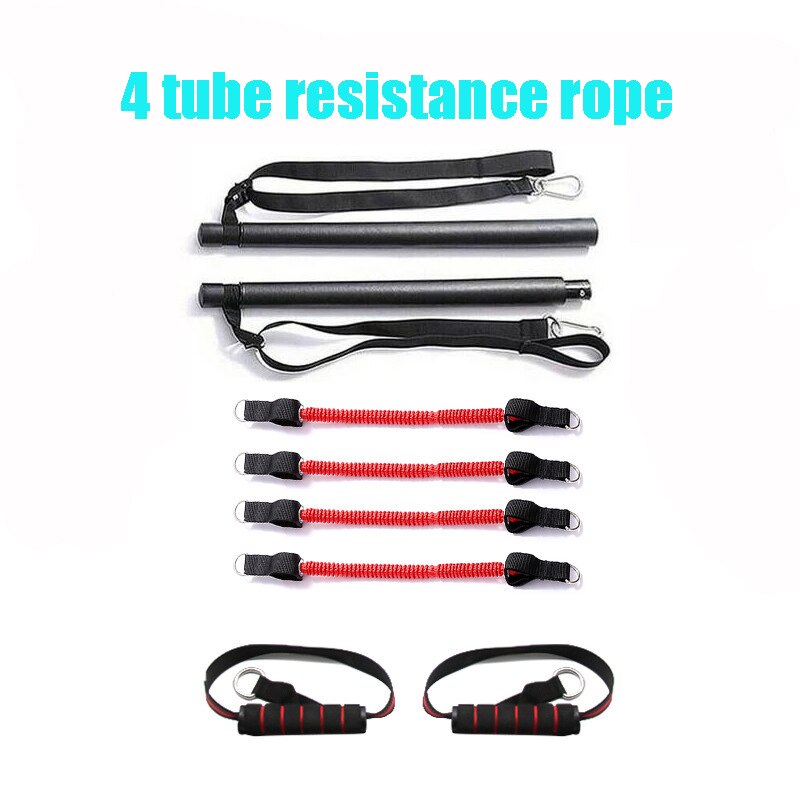 Resistance Band Pilates Stick Exercise Bar