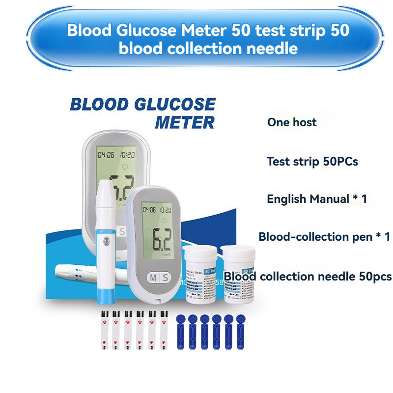 Easy-Use Digital Blood Glucose Meter with Strips