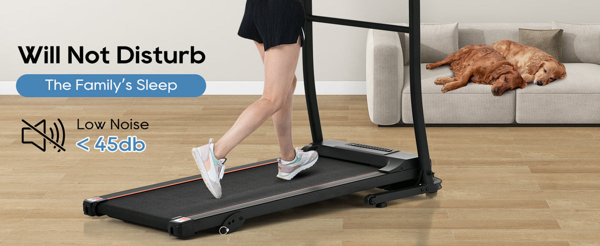 Folding Treadmill with Pulse Sensor and Programs