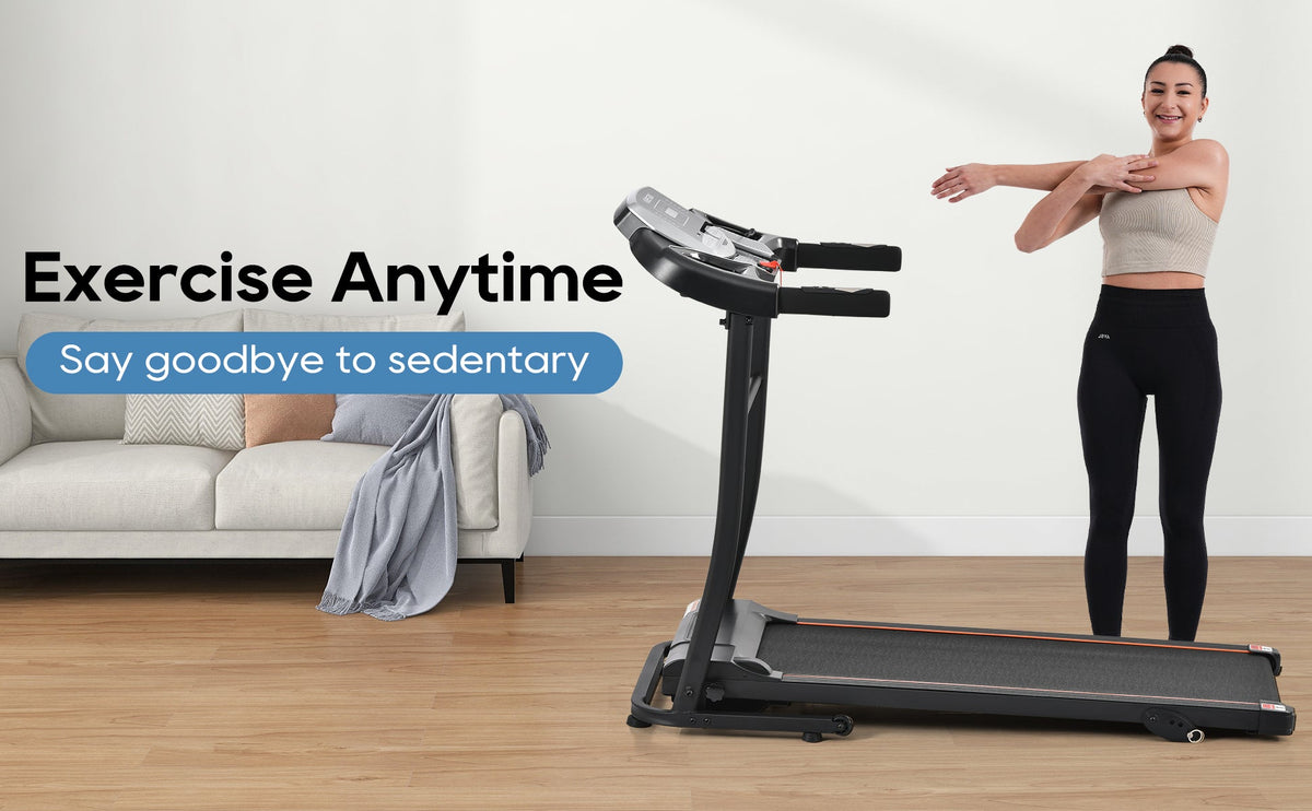 Folding Treadmill with Pulse Sensor and Programs