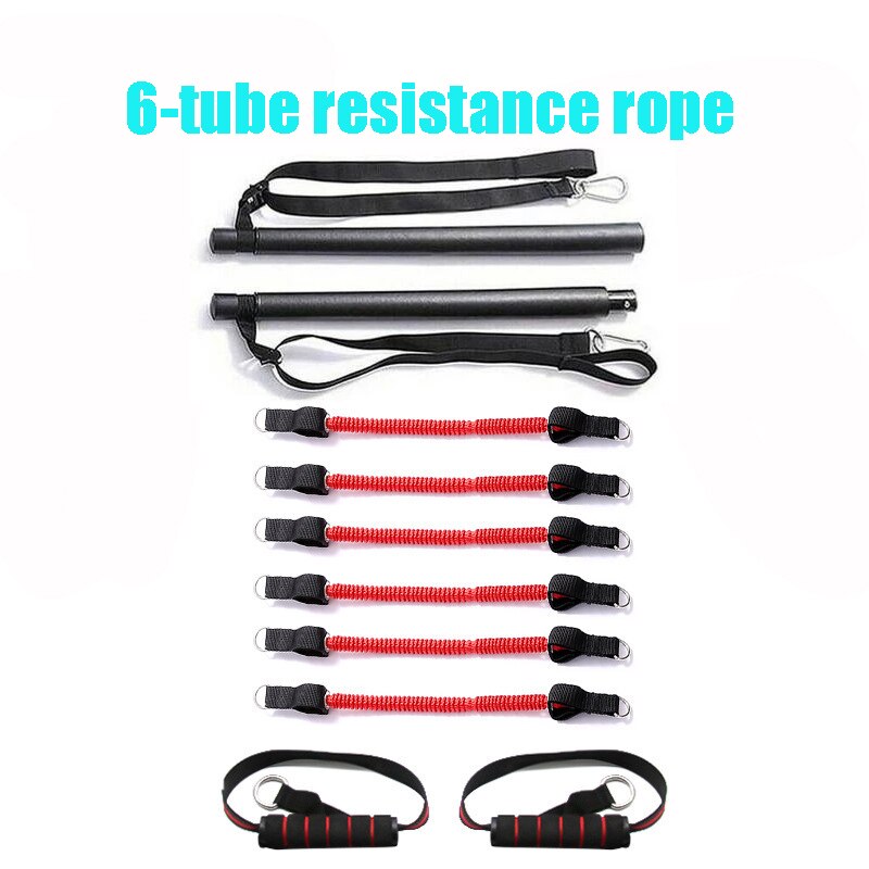 Resistance Band Pilates Stick Exercise Bar