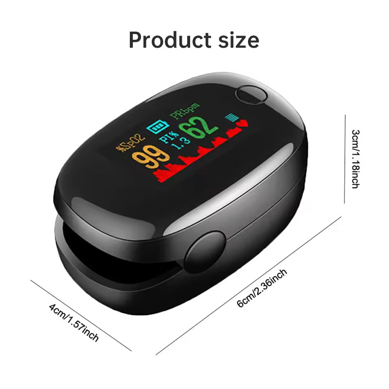 Lightweight Reusable Finger Pulse Oximeter