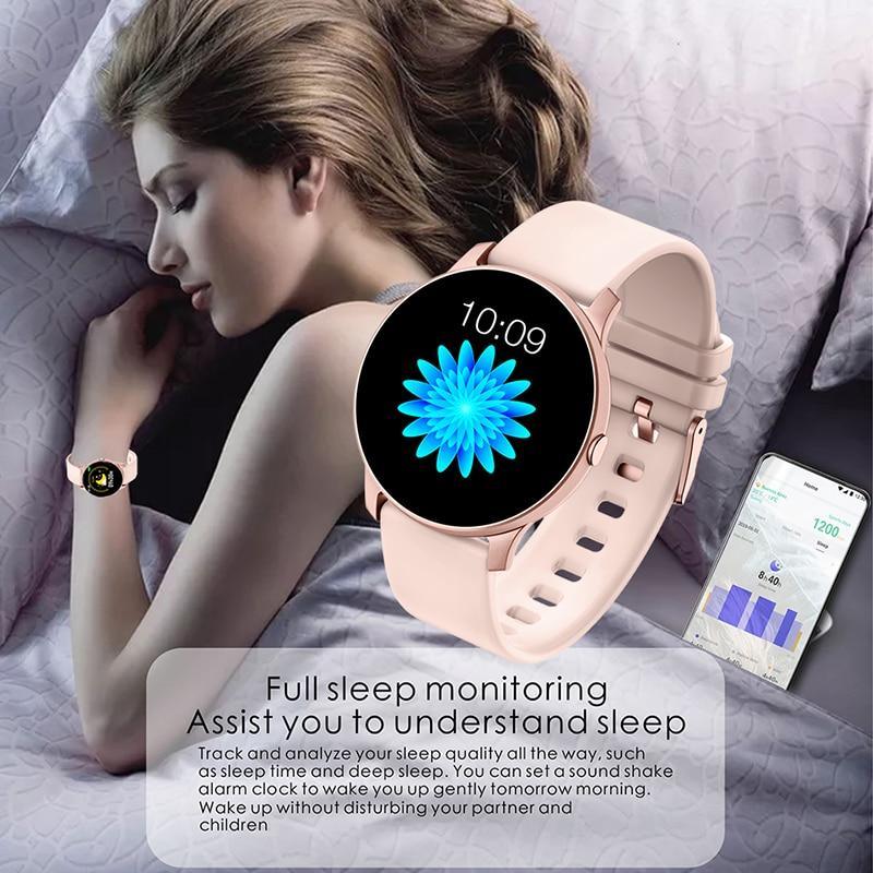 New Waterproof Smart Watch For Women With Heart Rate Monitoring Health Smart Watch Options and Pedometer Fitness Tracker Smart Bracelet For Sport and Fitness