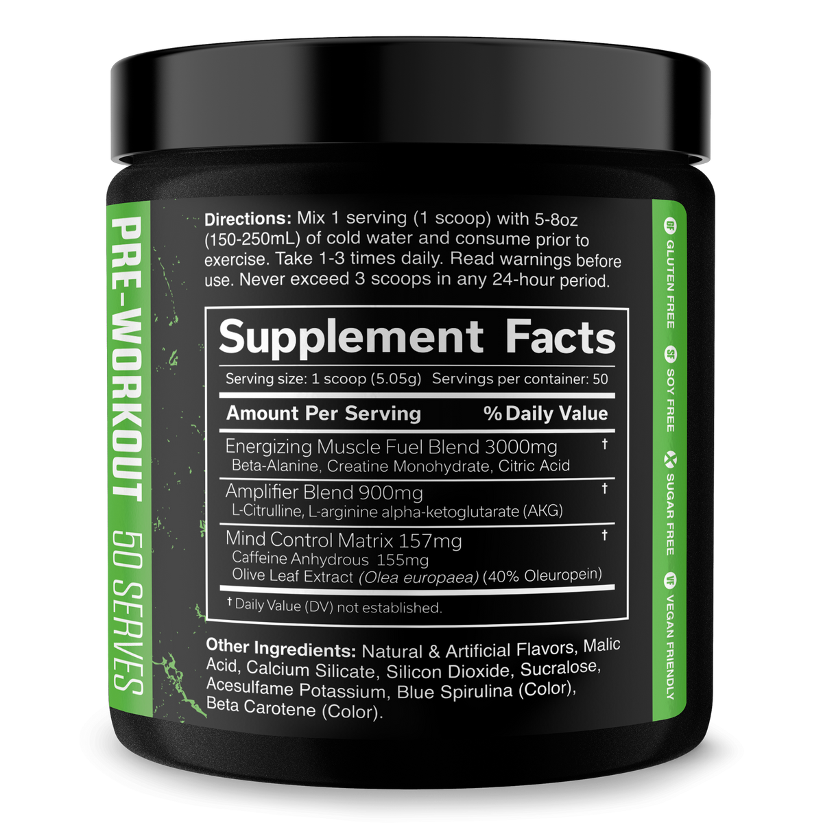 High Performance Pre-Workout Supplement for Fitness