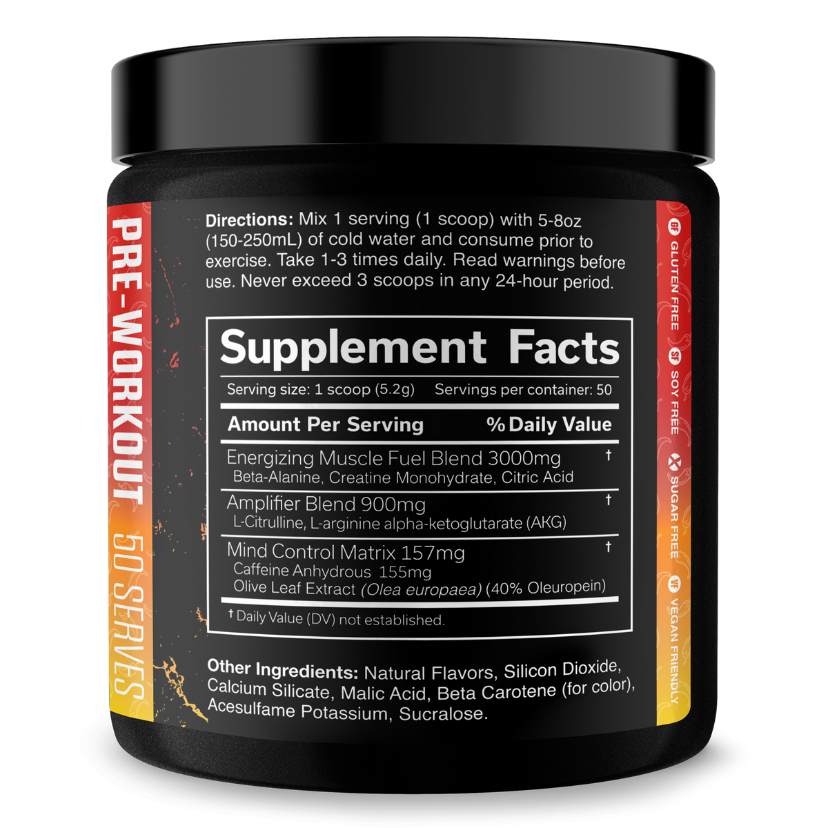 High Performance Pre-Workout Supplement for Fitness