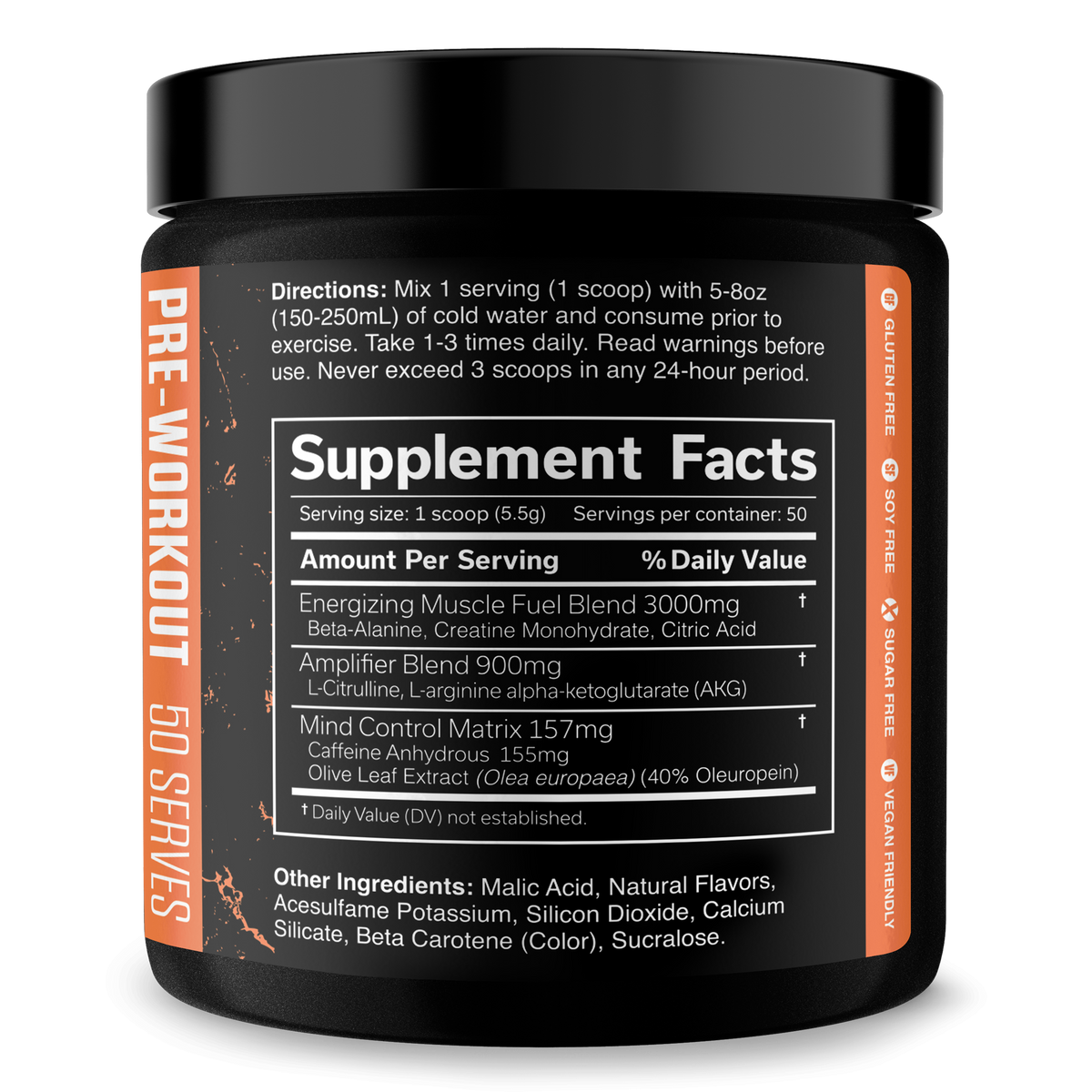 High Performance Pre-Workout Supplement for Fitness