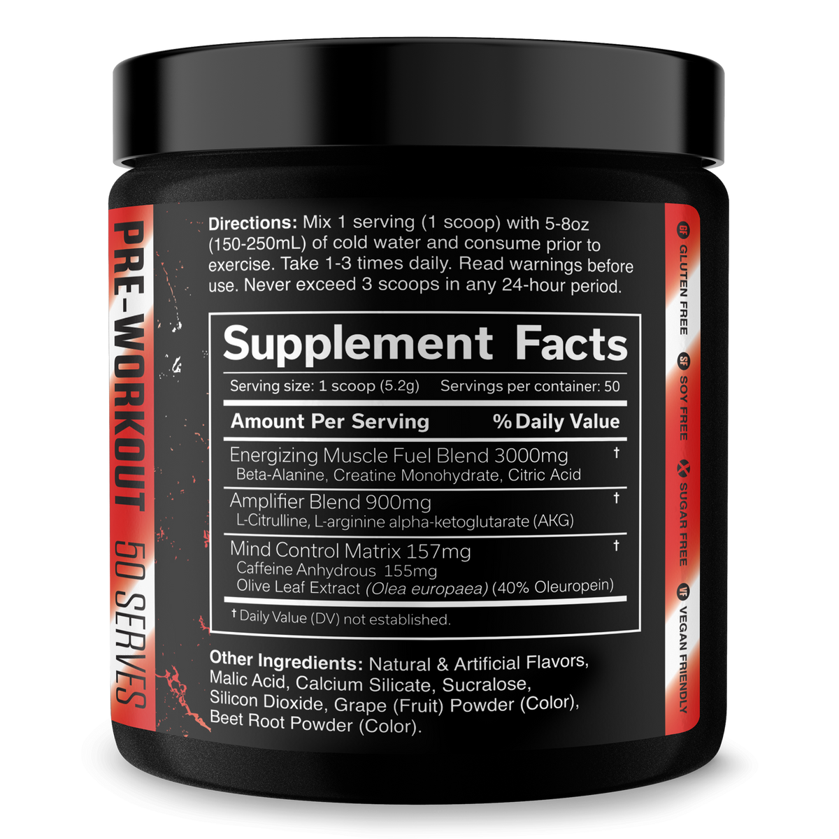 High Performance Pre-Workout Supplement for Fitness