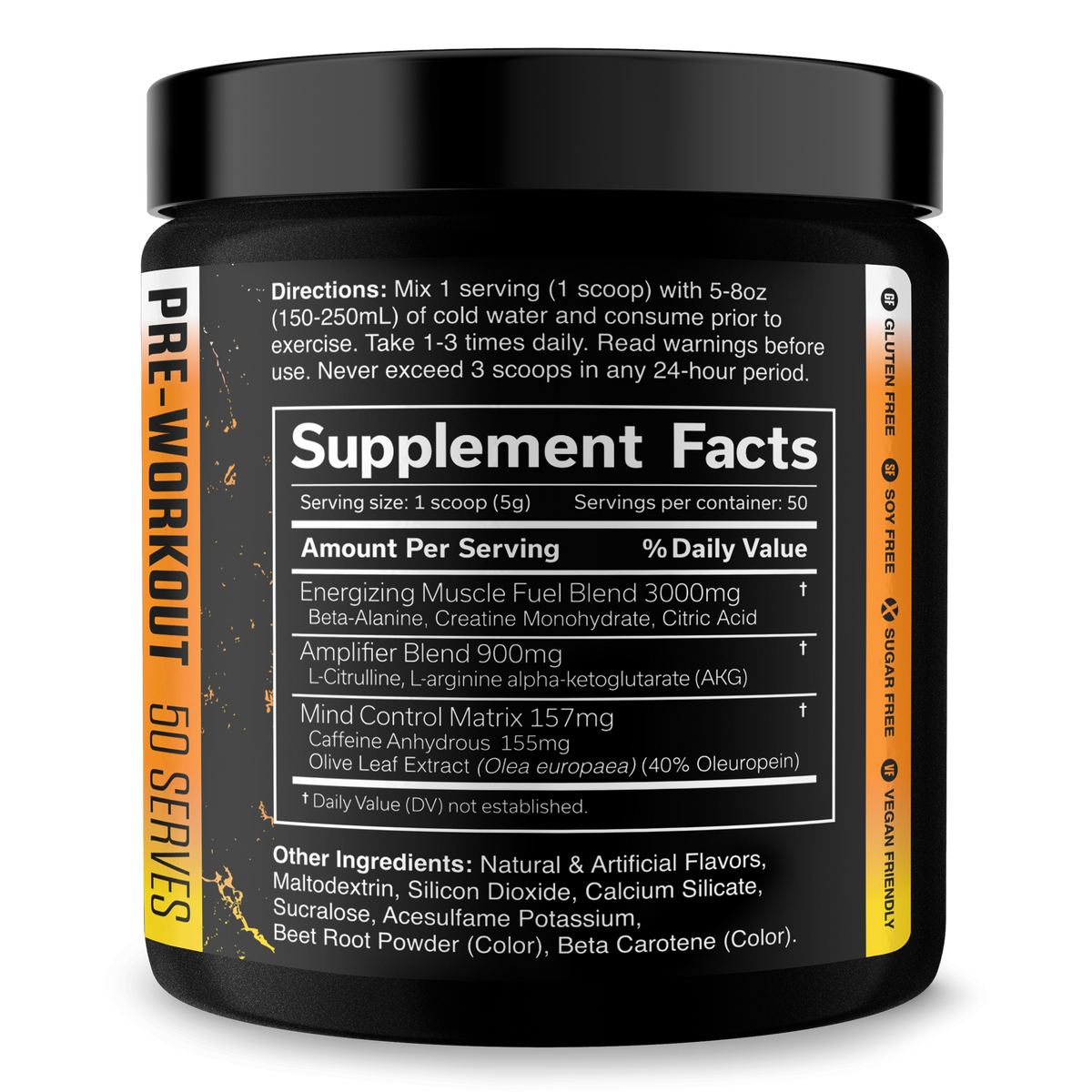 High Performance Pre-Workout Supplement for Fitness