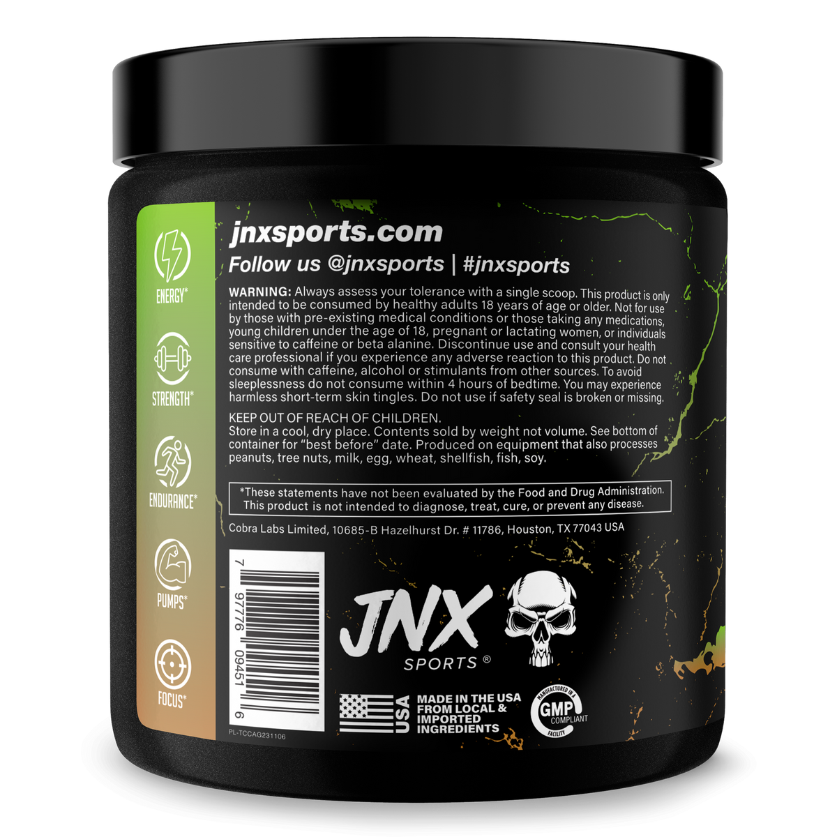 High Performance Pre-Workout Supplement for Fitness