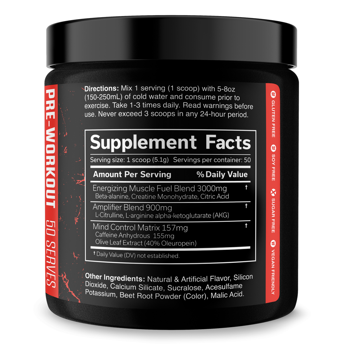 High Performance Pre-Workout Supplement for Fitness