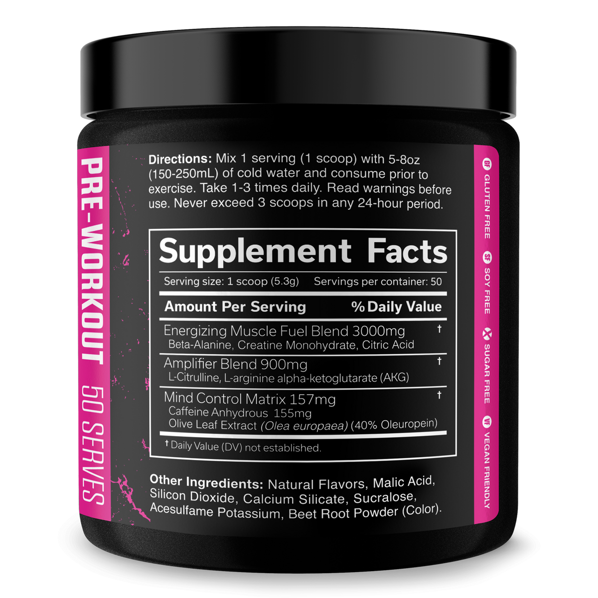 High Performance Pre-Workout Supplement for Fitness