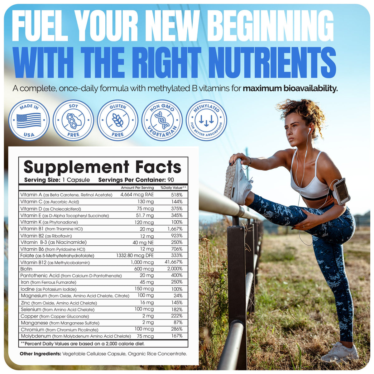 Methylated Bariatric Multivitamins with Iron