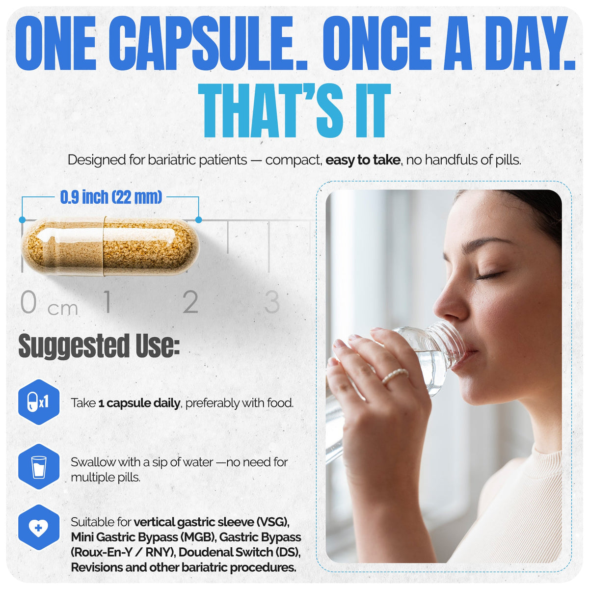 Methylated Bariatric Multivitamins with Iron