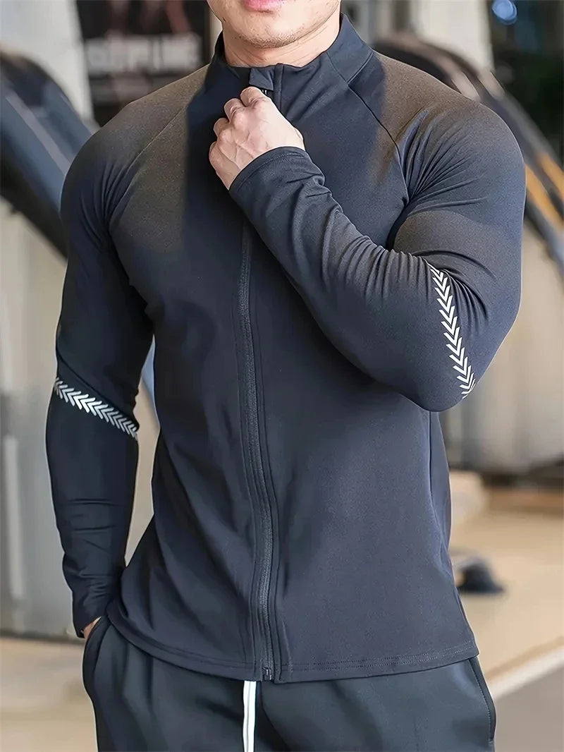 Men's Compression Sports Jacket for Fitness