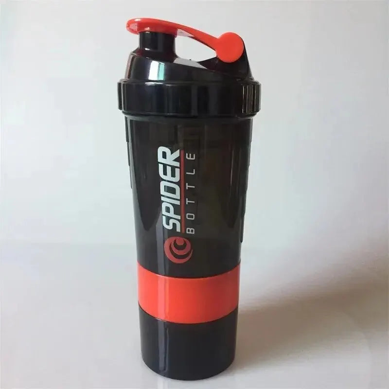 3-Layer Protein Shaker Bottle Fitness Cup
