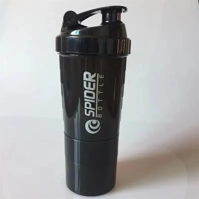 3-Layer Protein Shaker Bottle Fitness Cup