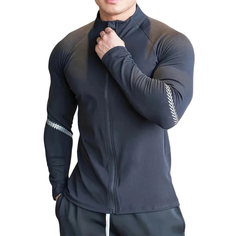 Men's Compression Sports Jacket for Fitness