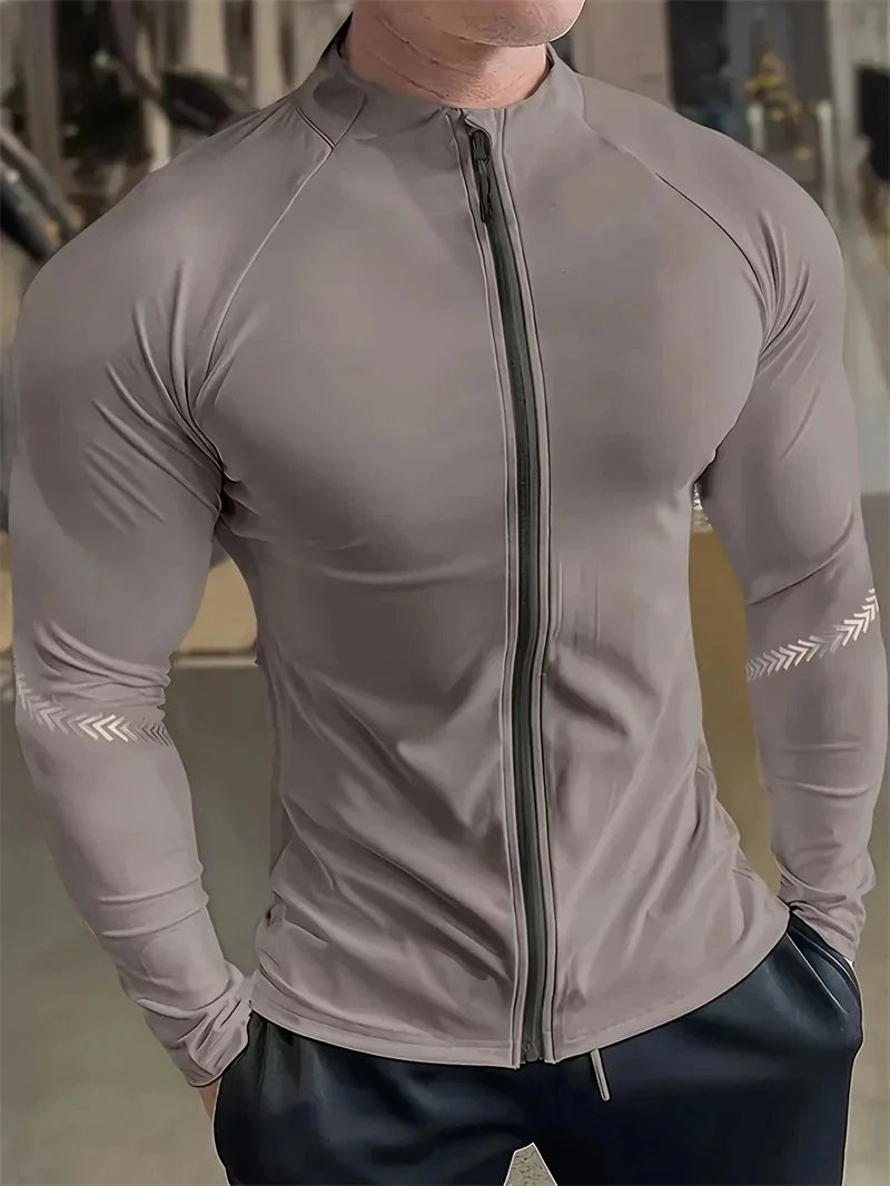 Men's Compression Sports Jacket for Fitness