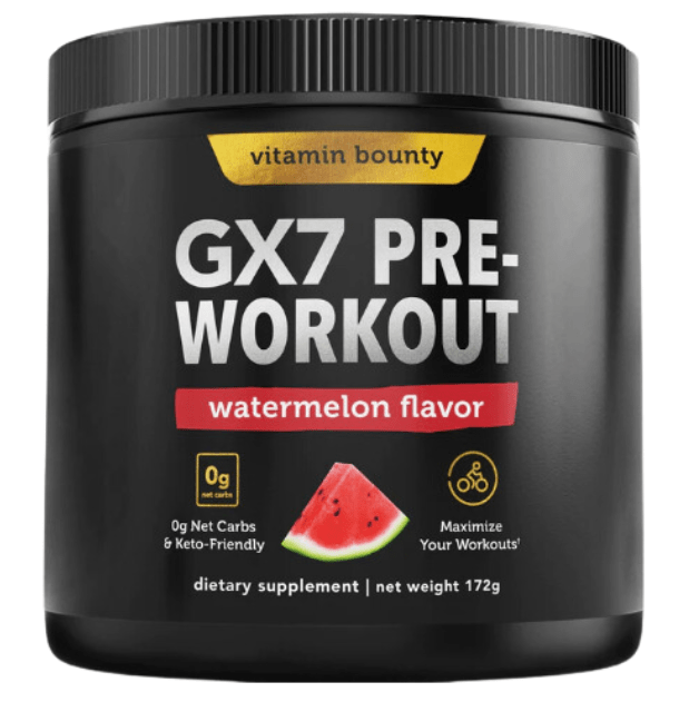 GX7 Watermelon Pre-Workout Supplement for Fitness