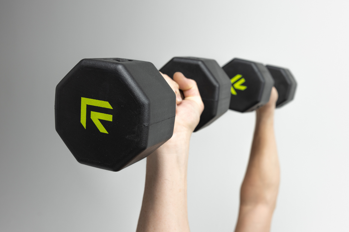 Octo Rubber Coated Individual Dumbbell