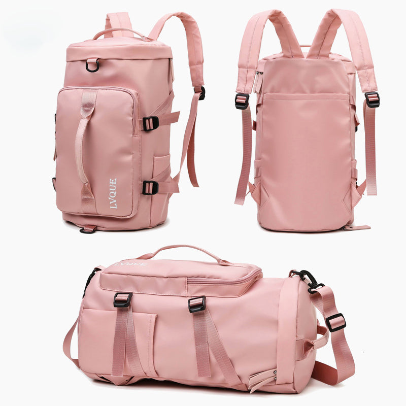 3-in-1 Waterproof Gym Bag – Duffel, Shoulder & Backpack