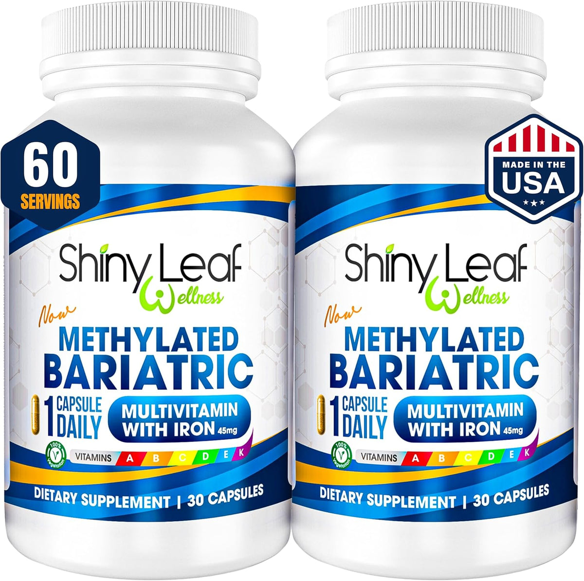 Methylated Bariatric Multivitamins with Iron