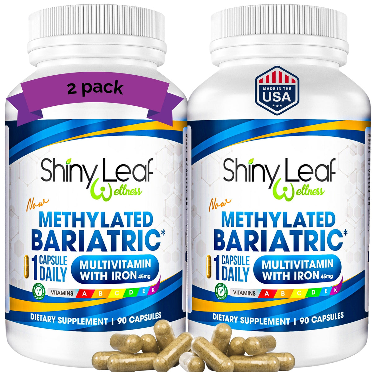 Methylated Bariatric Multivitamins with Iron