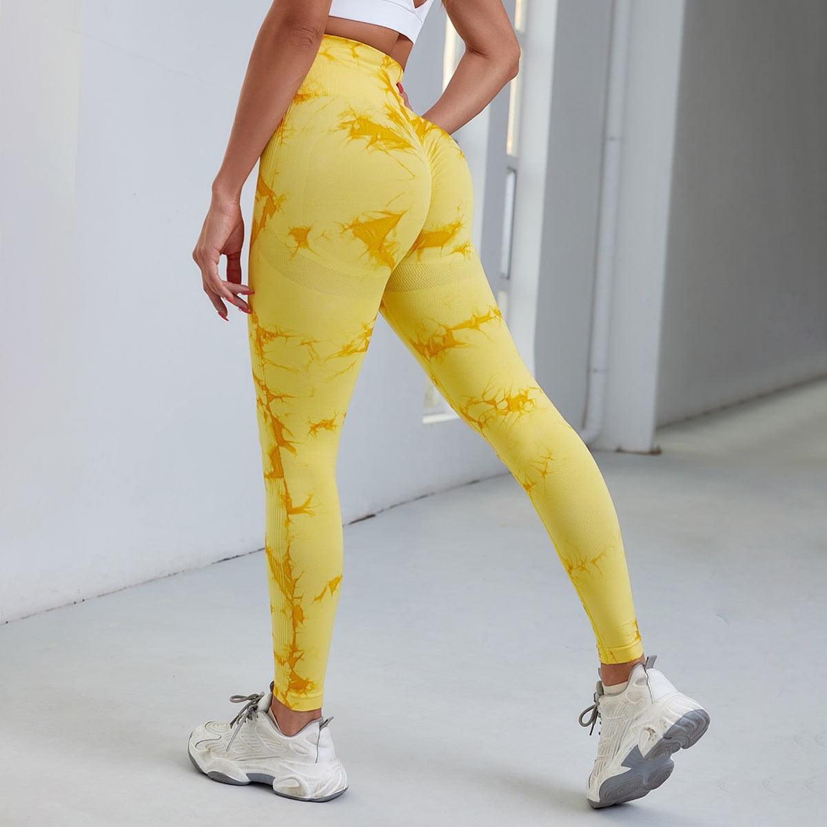 Fashion Women Leggings For Fitness Yoga Pants Push Up Workout Sports Legging Women's Seamless Workout Leggings High Waist Tummy Control Yoga Pants Gym Compression High Waist Gym Ladies Clothing