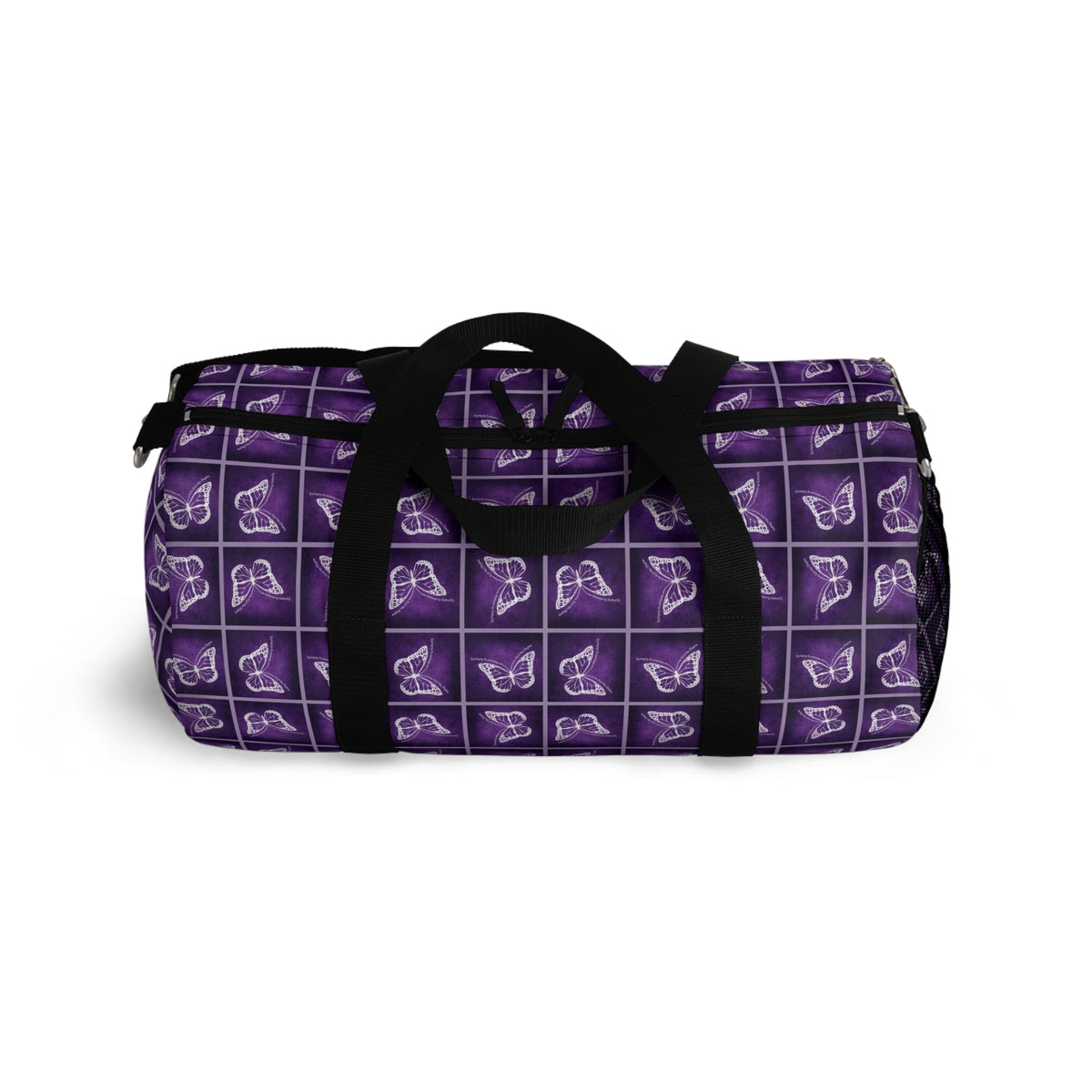 Purple Butterfly Duffel Bag | Bold Gym & Travel Bag