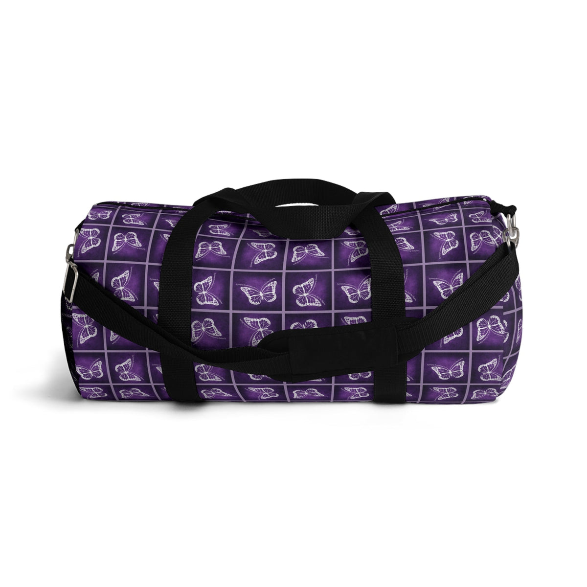 Purple Butterfly Duffel Bag | Bold Gym & Travel Bag