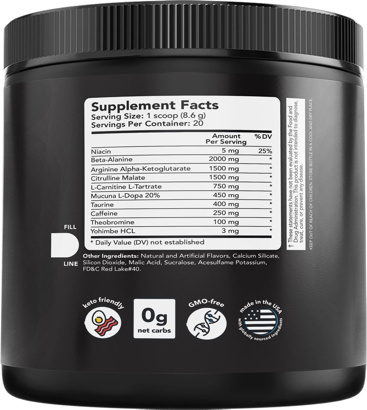 GX7 Watermelon Pre-Workout Supplement for Fitness