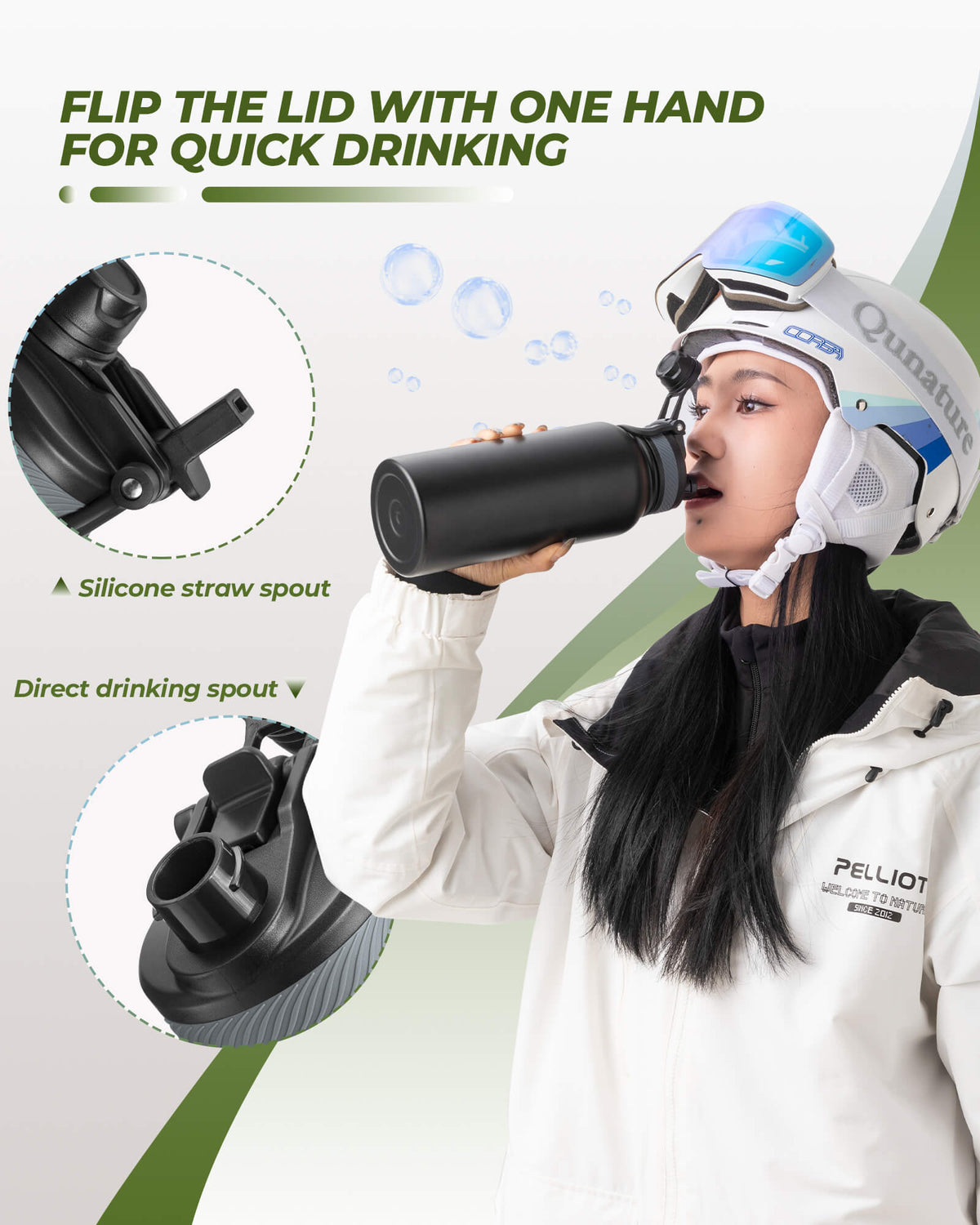 Large Capacity Stainless Steel Water Bottle