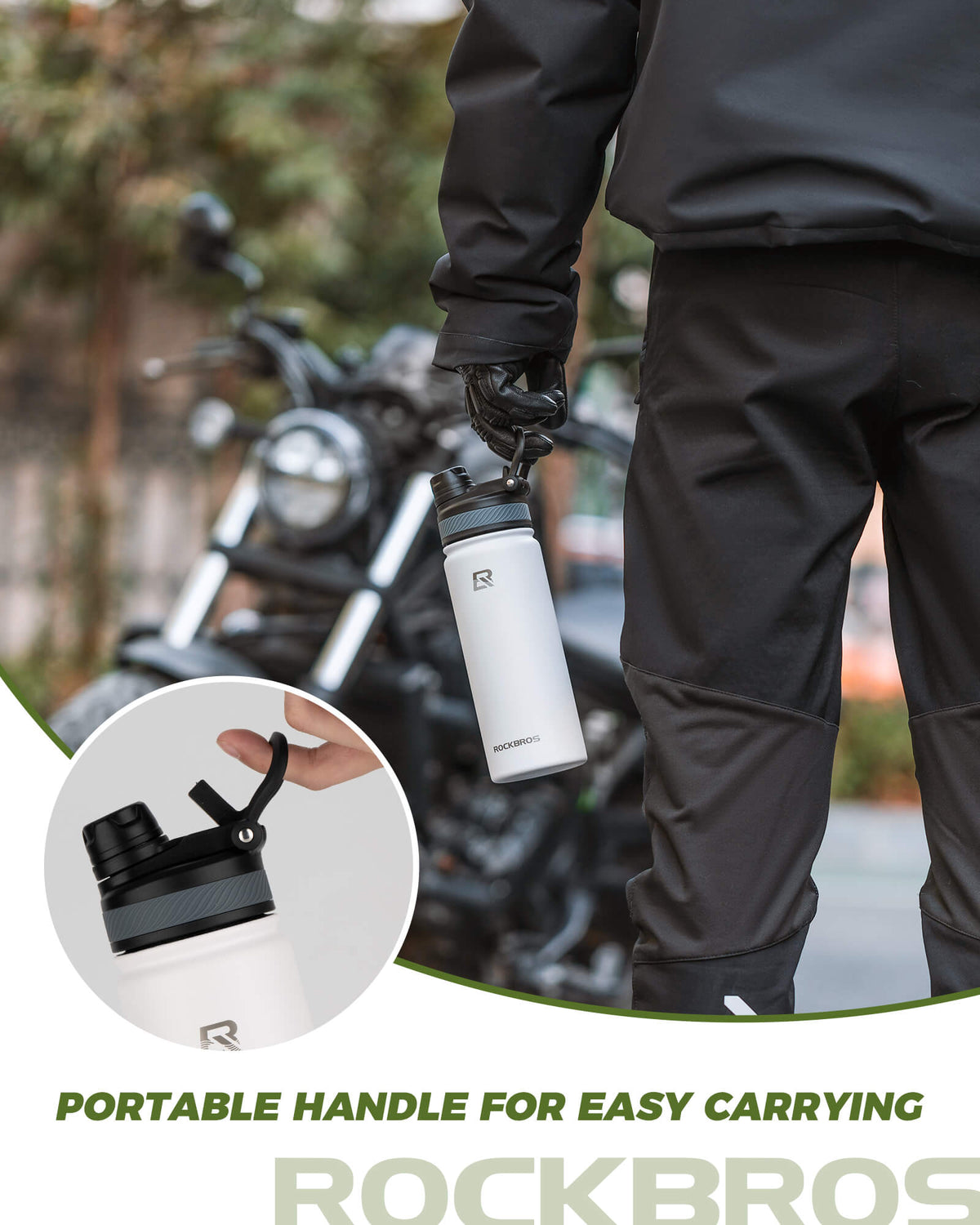 Large Capacity Stainless Steel Water Bottle
