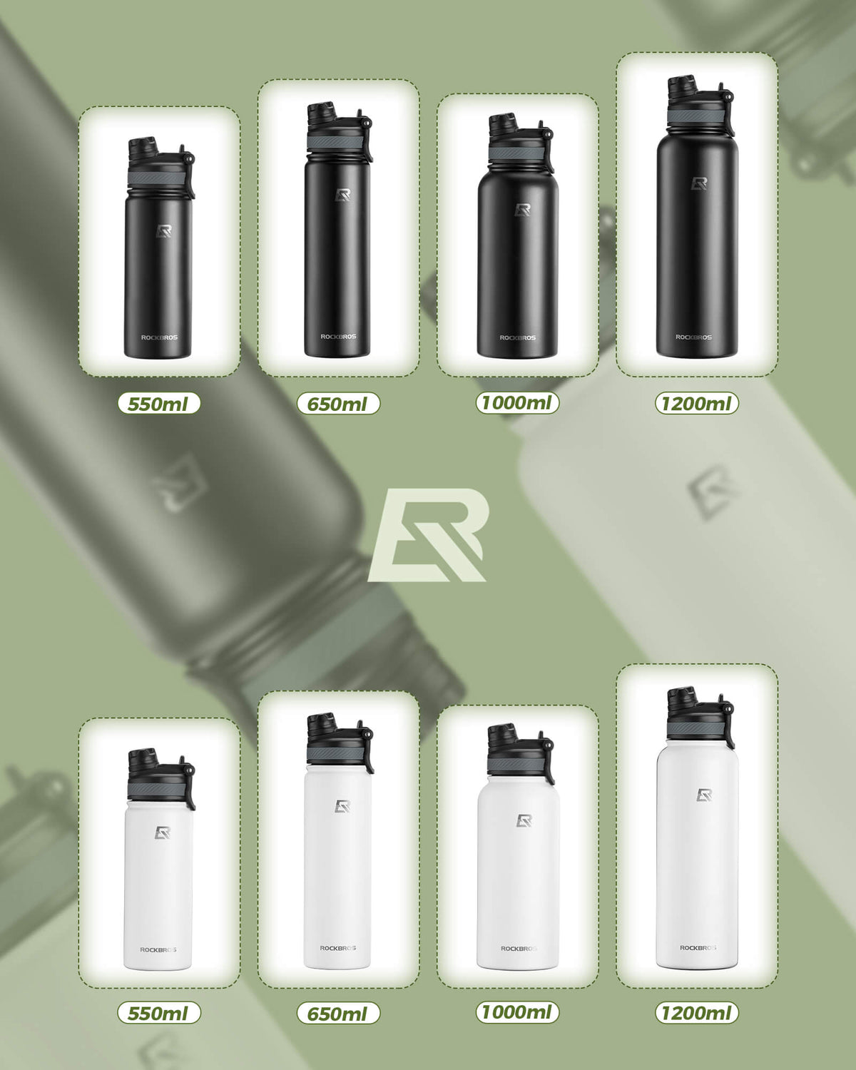 Large Capacity Stainless Steel Water Bottle