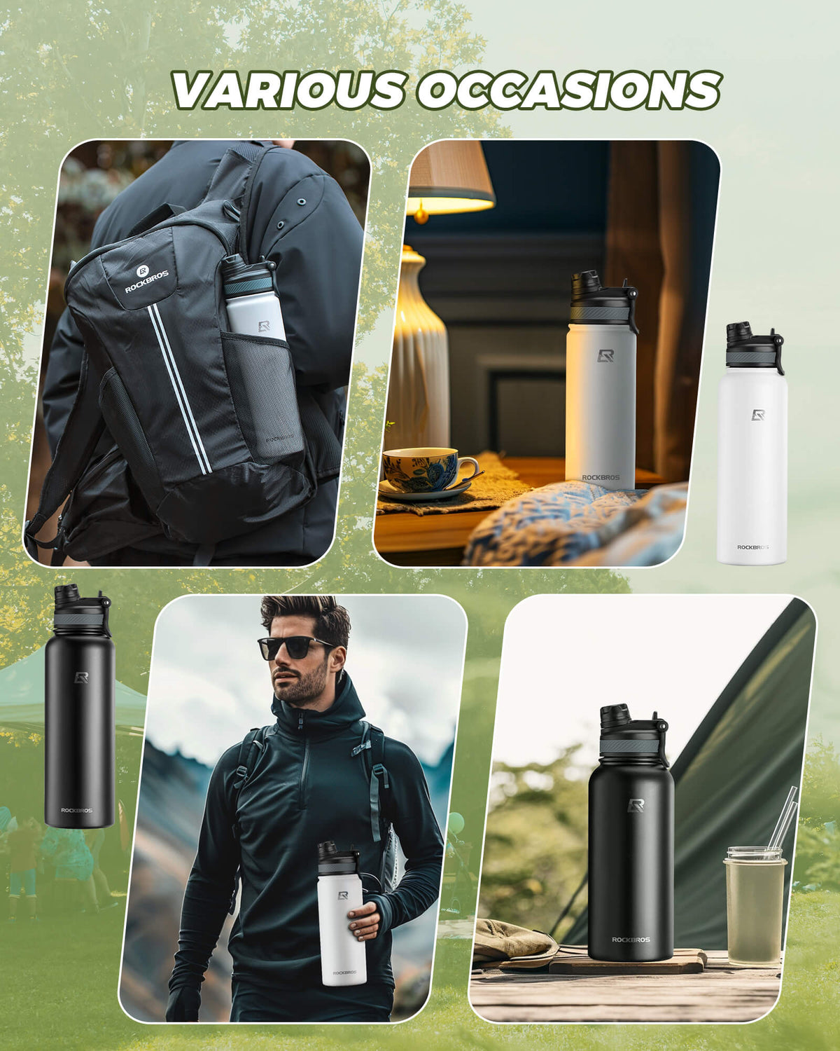 Large Capacity Stainless Steel Water Bottle
